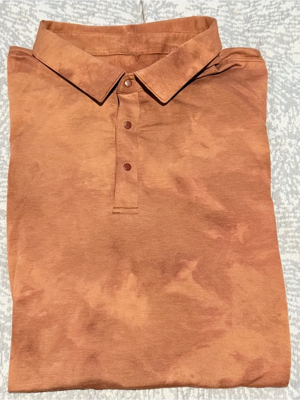 ⛔️ SOLD ⛔️ /// Men’s Evolution Short Sleeve Polo - Tidal Dye Desert - Size Large - Picture 10 of 10